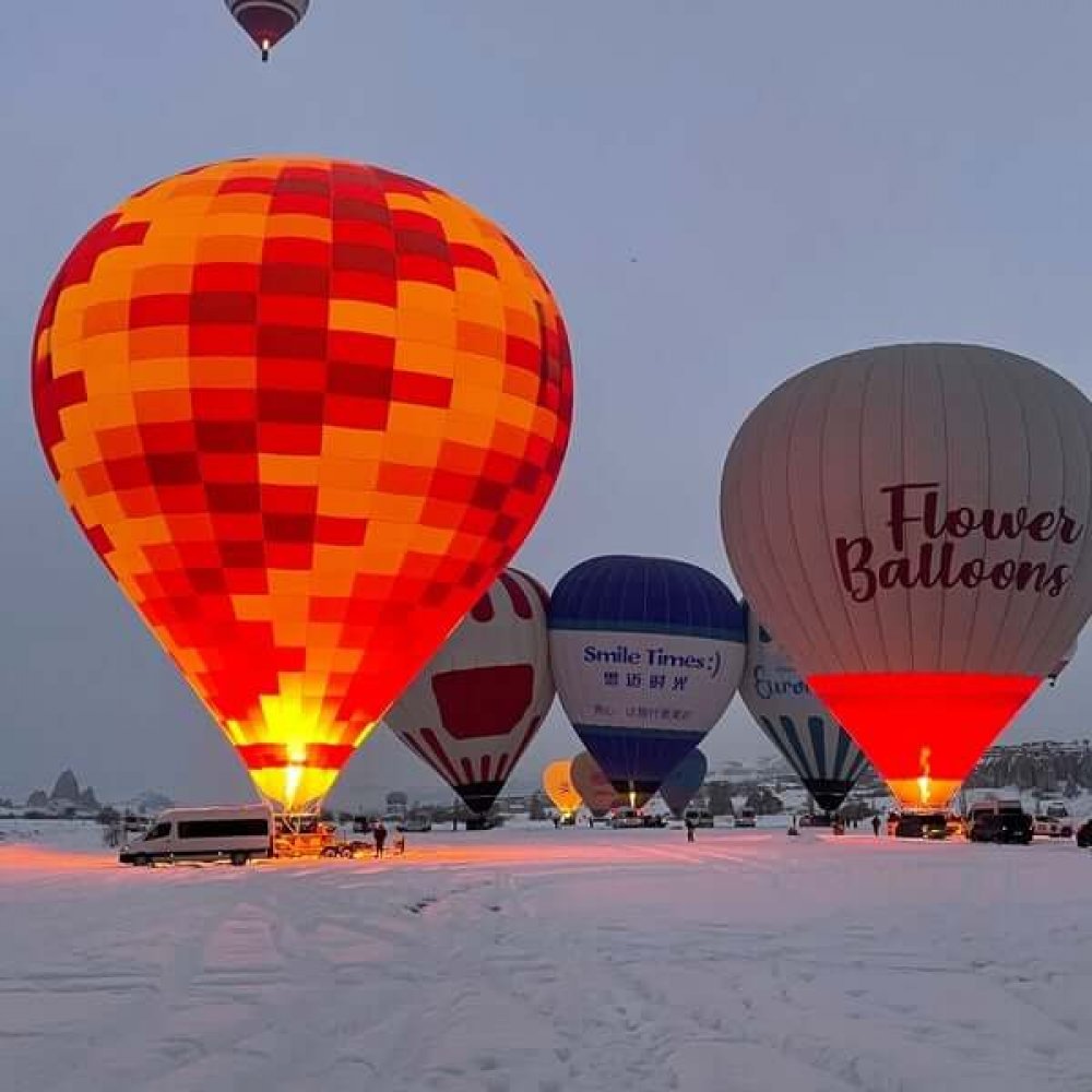 Kapadokya Balon Kalkışı İzleme