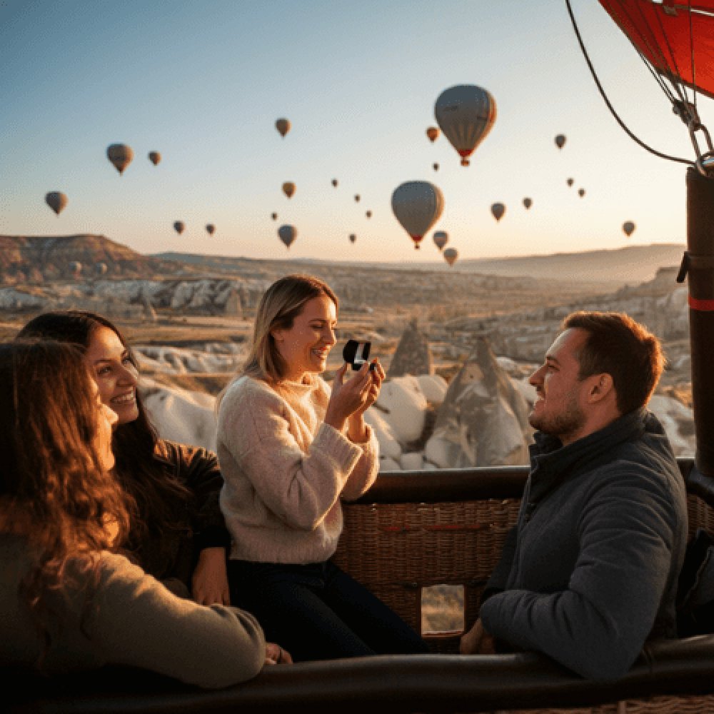 Kapadokya Evlilik Teklifi Resimleri