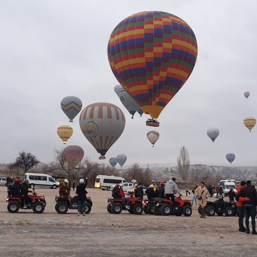 Kapadokya Gün Doğumu Balonlarla Atv Turu  2 Saat