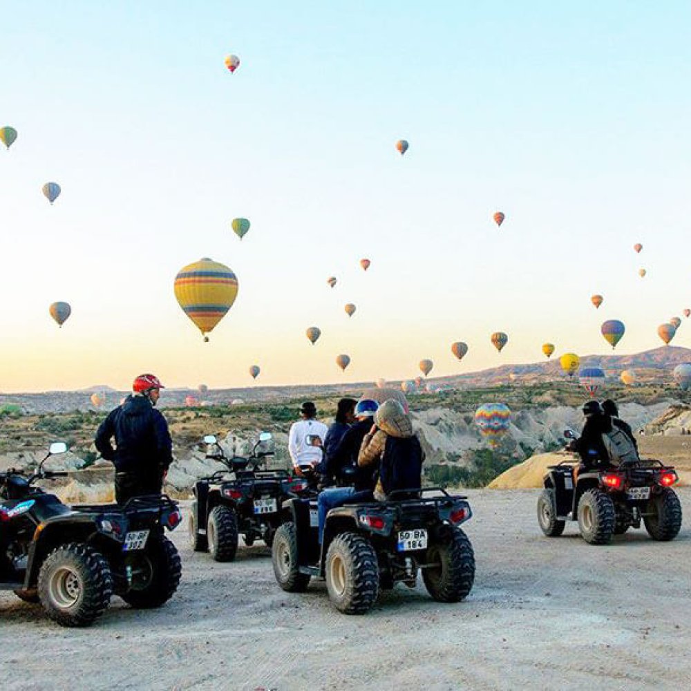 Kapadokya Gün Doğumu Balonlarla Atv Turu  2 Saat