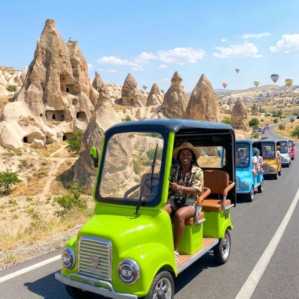 Kapadokya Gün Doğumu Nostaljik Elektrikli Araç Turu
