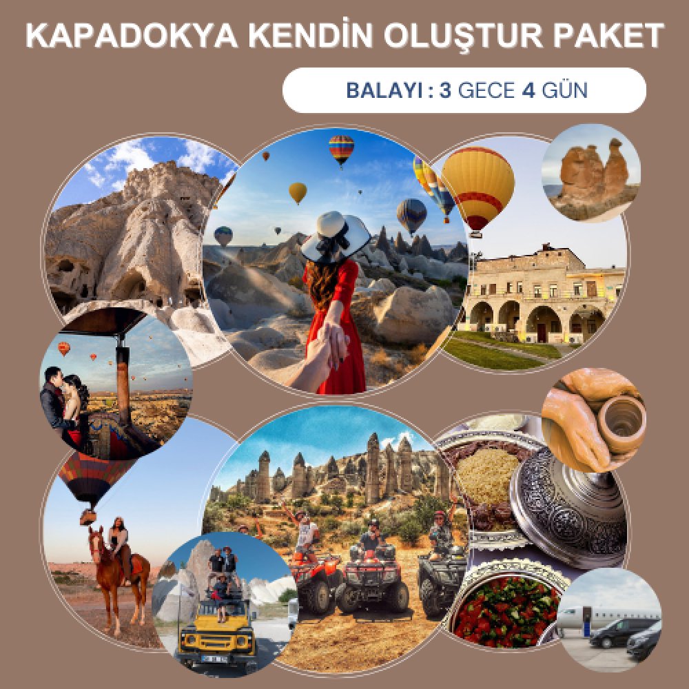 Kapadokya Kendin Oluştur Balayı Paketi