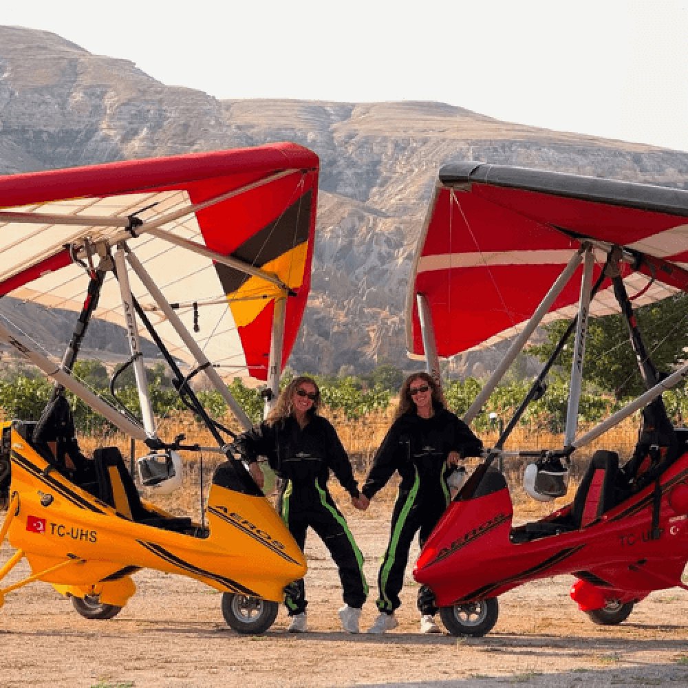 Kapadokya Microlight Turu Delüks Gün Batımı ( Sun Set )
