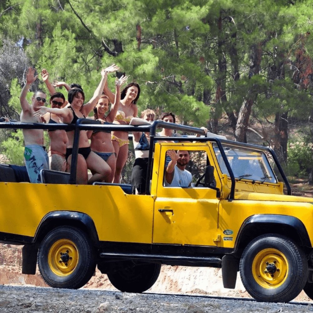 Süper Combo Rafting Jeep Safari Buggy (quad) Zipline Ve Balık Tutma