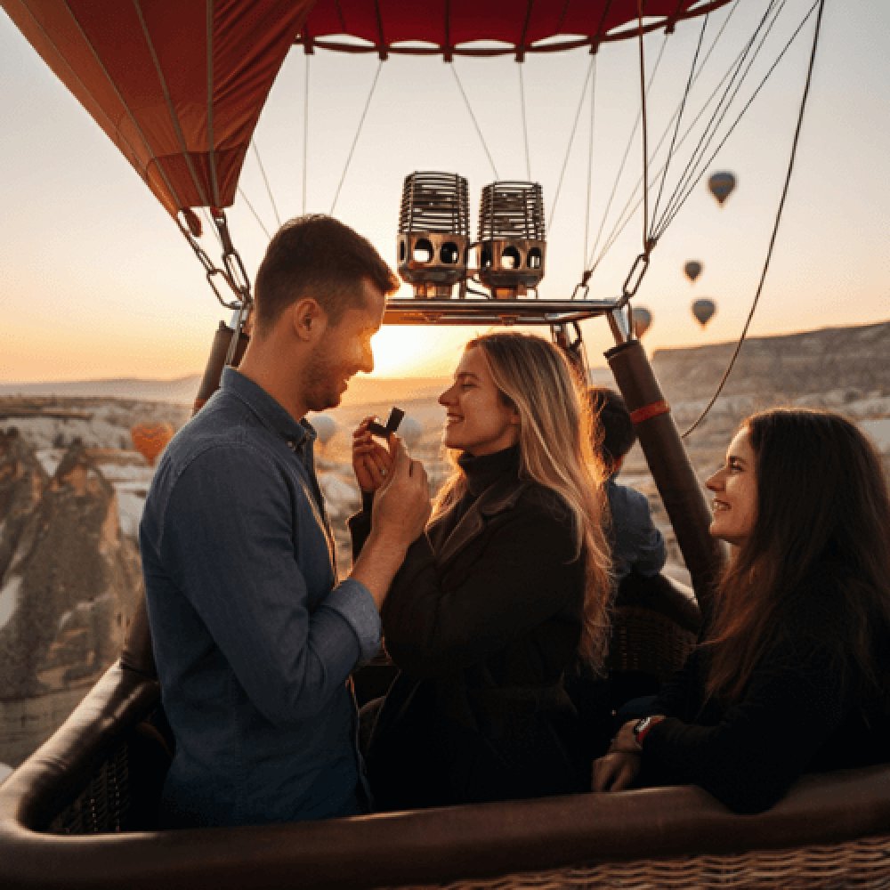 Uçan Balon Evlenme Teklifi