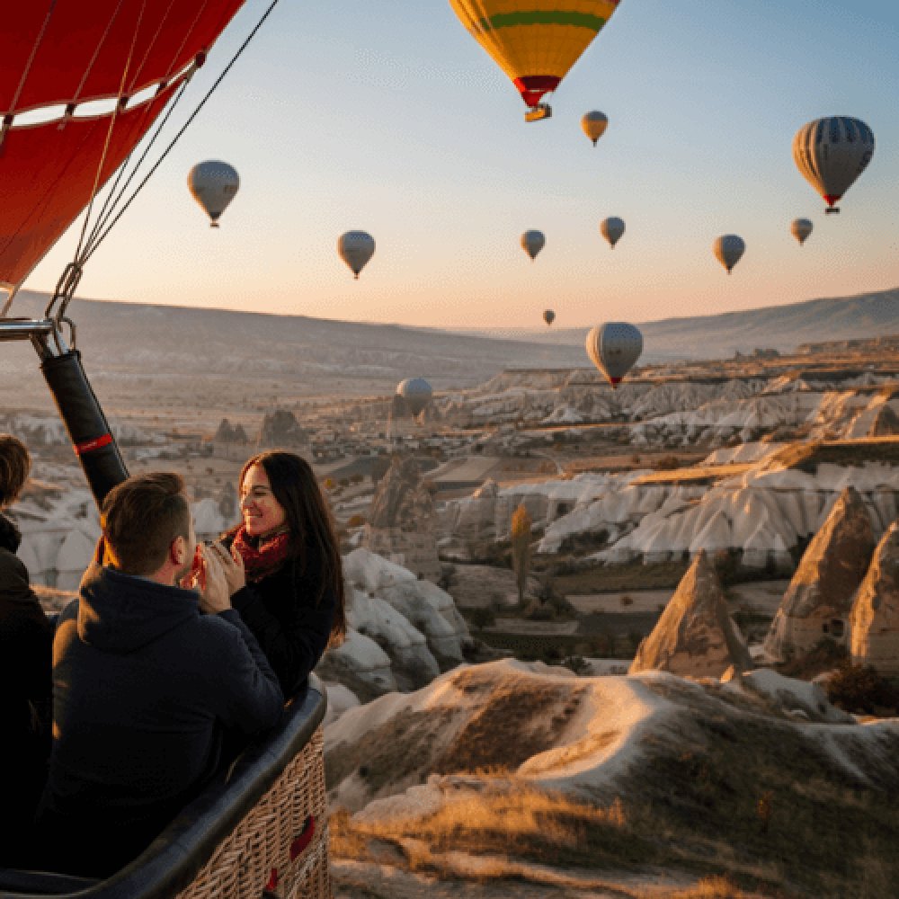 Uçan Balon Evlenme Teklifi