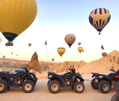 Kapadokya Gün Doğumu Balonlarla Atv Turu  2 Saat