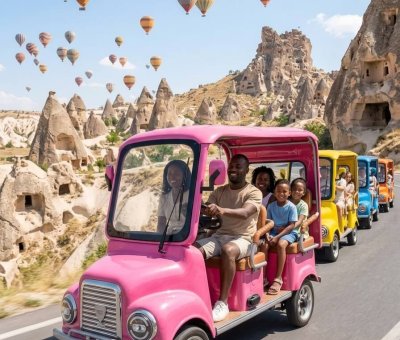 Kapadokya Gün Doğumu Nostaljik Elektrikli Araç Turu