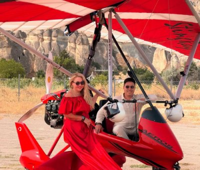 Kapadokya Microlight Turu Gün Doğumu Balonlarla