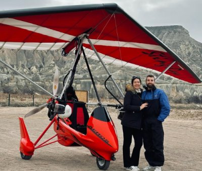 Kapadokya Microlight Turu Gün Doğumu Balonlarla