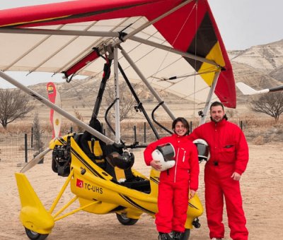 Kapadokya Microlight Turu Delüks Gün Batımı ( Sun Set )