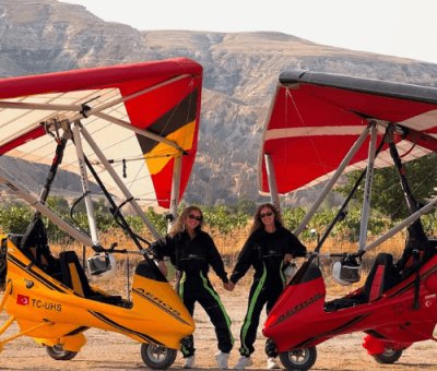 Kapadokya Microlight Turu Delüks Gün Batımı ( Sun Set )