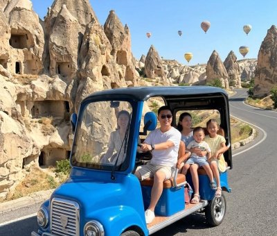 Kapadokya Nostaljik Elektrikli Araç Turu 1 Saat