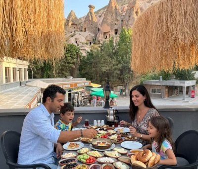 Kapadokya Sabah Kahvaltısı Zelve Açık Hava Müzesi Terası