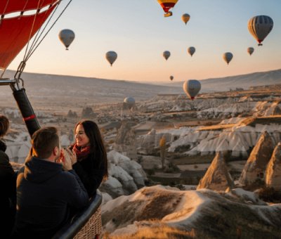 Uçan Balon Evlenme Teklifi