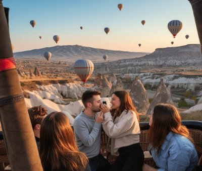 Uçan Balon Evlenme Teklifi