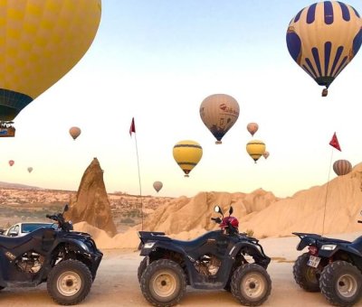 卡帕多奇亚热气球日出两小时 Atv 四轮摩托之旅