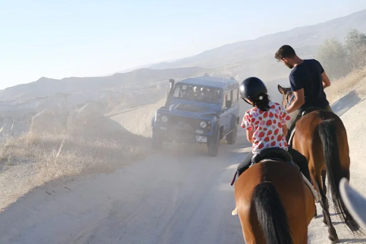 Adventure in Cappadocia Horse Riding Sunset ,Daytime