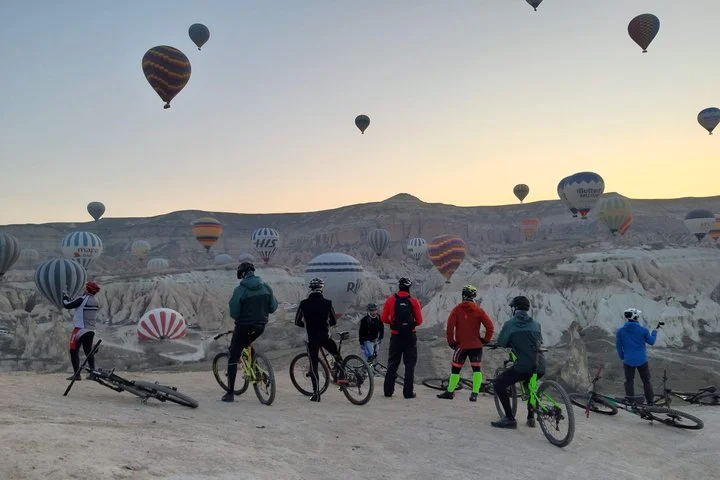 Cappadocia Bike Tour Balloon and Sunrise Ride
