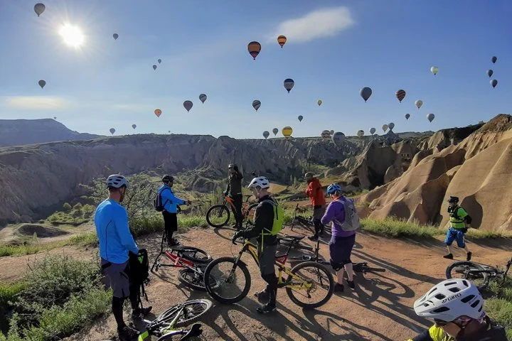 Cappadocia Bike Tour Balloon and Sunrise Ride