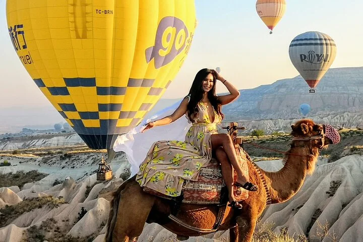 Cappadocia Camel Ride Experience Sunset & Sunrise & Daytime