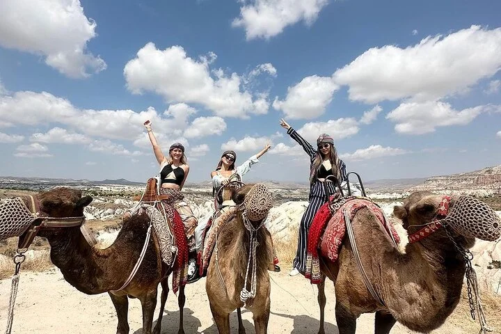 Cappadocia Camel Ride with Balloon View or at Sunset