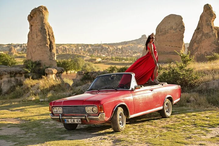 Cappadocia Classic Car Sunset or sunrise