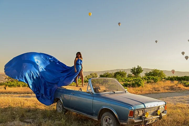 Cappadocia Classic Car Sunset or sunrise