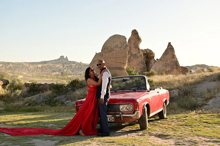 Cappadocia Classic Car Sunset or sunrise