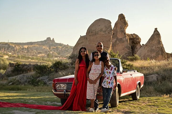 Cappadocia Classic Car Sunset or sunrise
