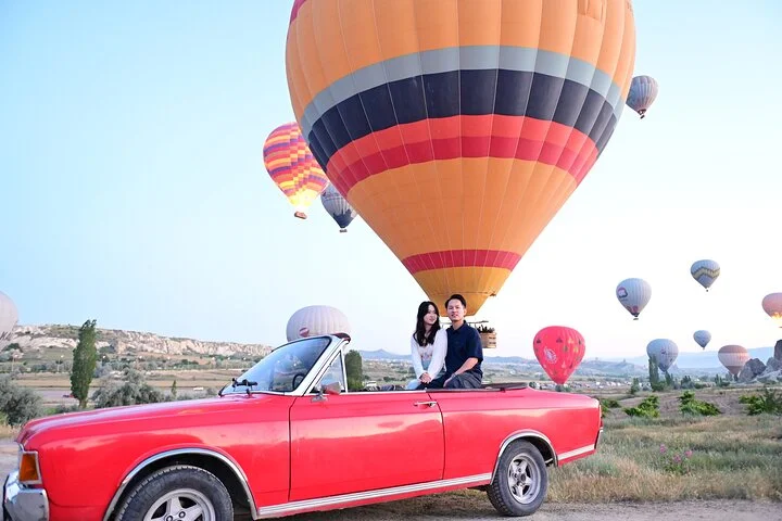 Cappadocia Classic Car Sunset or sunrise