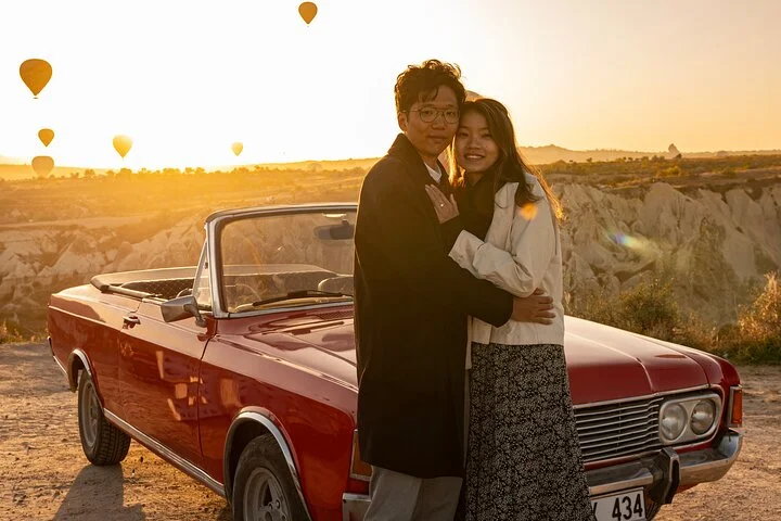 Cappadocia Classic Car Sunset or sunrise