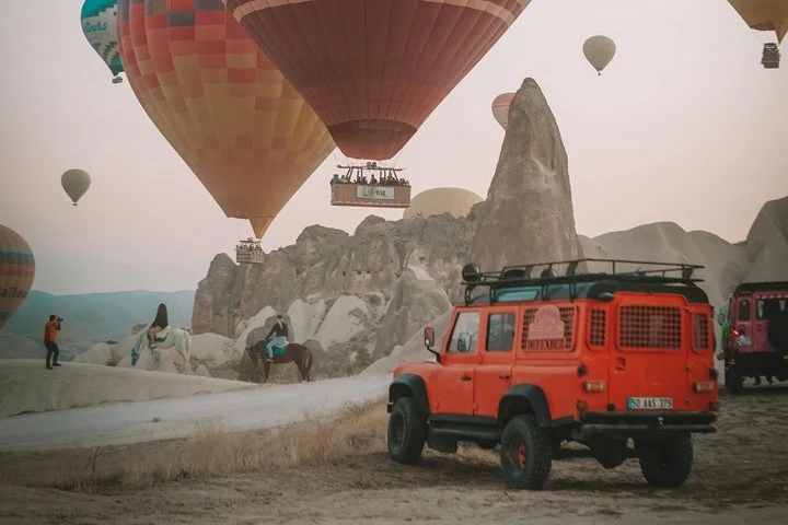 Cappadocia Jeep Safari Tour Sunrise and Sunset Adventure