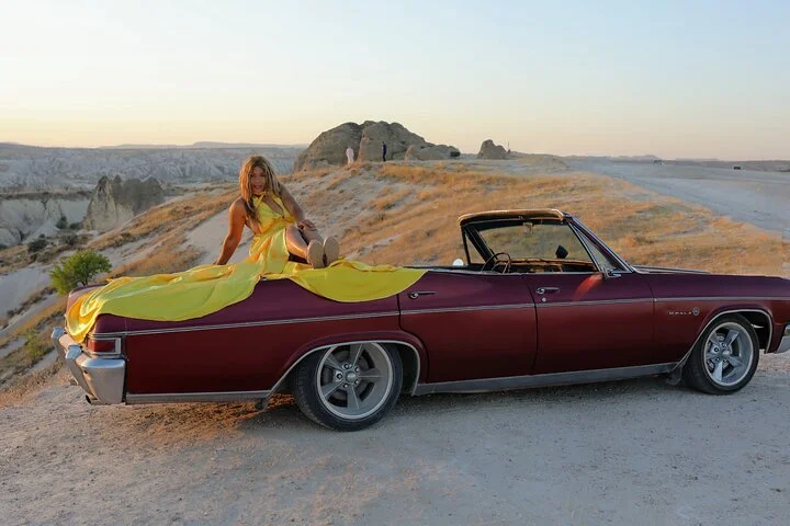 Cappadocia Photo shoot with a flying dress