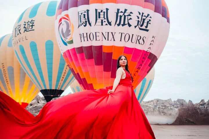 Cappadocia Photoshoot with Flying Dress & Instagram Reels