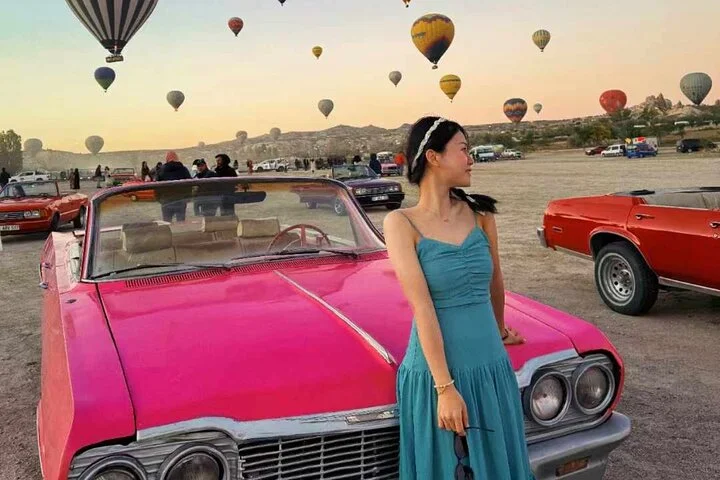 Cappadocia Professional Photo Session with Retro Car or Horses