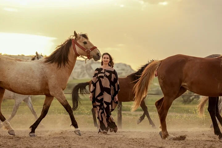 Cappadocia Running Horses Photoshoot with Private Pickup