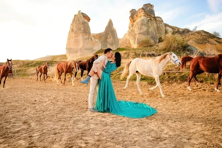 Cappadocia Running Horses Photoshoot with Private Pickup