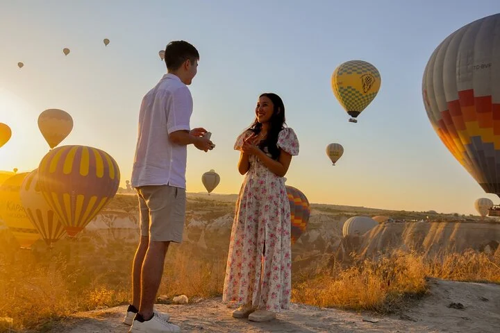 Cappadocia Sunrise Hot Air Balloon Watching Tour With Audio Guide