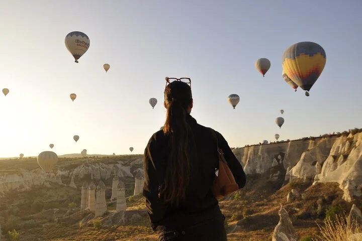 Cappadocia Sunrise Hot Air Balloon Watching Tour With Audio Guide