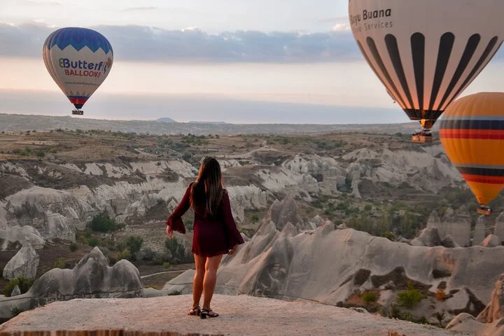 Cappadocia Sunrise Hot Air Balloon Watching Tour With Audio Guide
