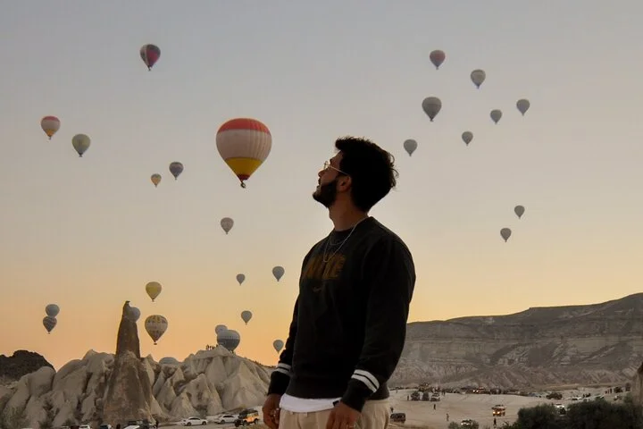 Cappadocia Sunrise Hot Air Balloon Watching Tour With Audio Guide