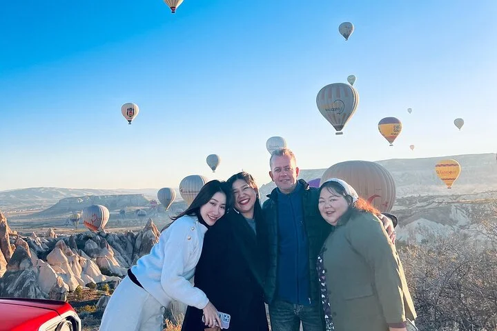 Cappadocia Sunrise Hot Air Balloon Watching Tour With Audio Guide