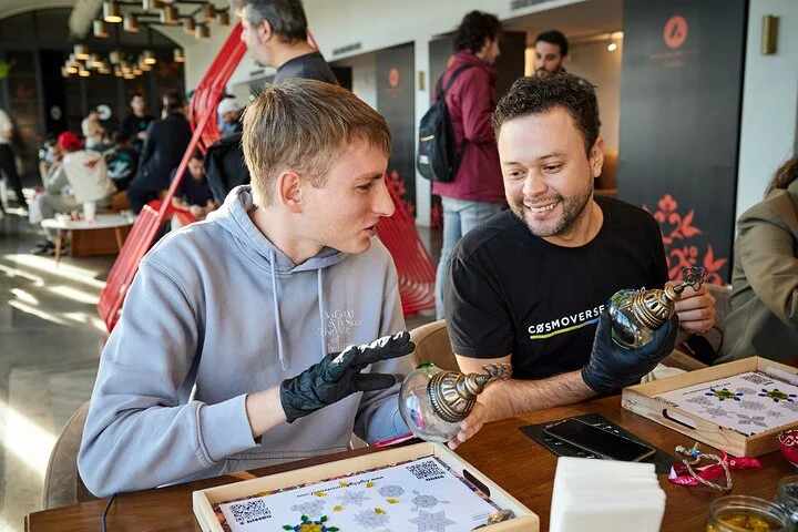 Cappadocia: Turkish Mosaic Lamp Workshop with Fairy Chimneys View