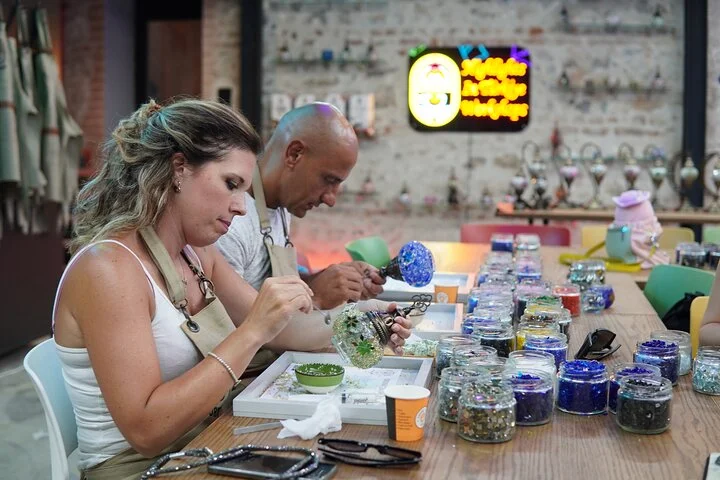 Cappadocia: Turkish Mosaic Lamp Workshop with Fairy Chimneys View