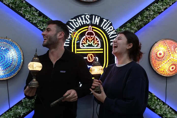 Cappadocia: Turkish Mosaic Lamp Workshop with Fairy Chimneys View