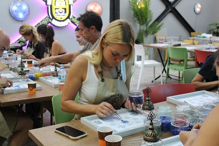 Cappadocia: Turkish Mosaic Lamp Workshop with Fairy Chimneys View