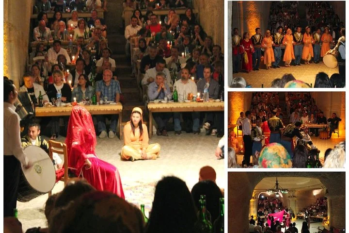 Dinner with traditional dance shows in cave restaurants