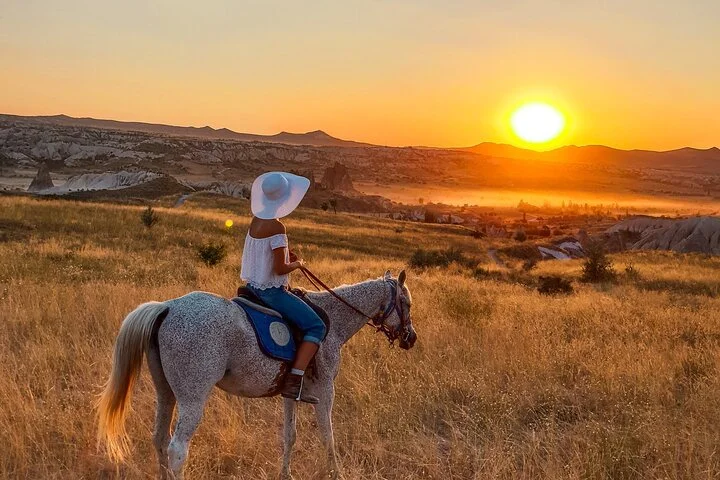 Horse Riding in Cappadocia through fairy chimeys