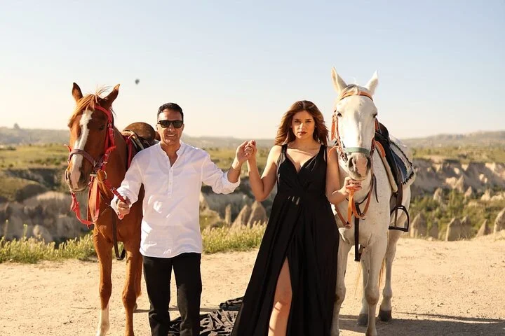 Horse Riding in Cappadocia through fairy chimeys